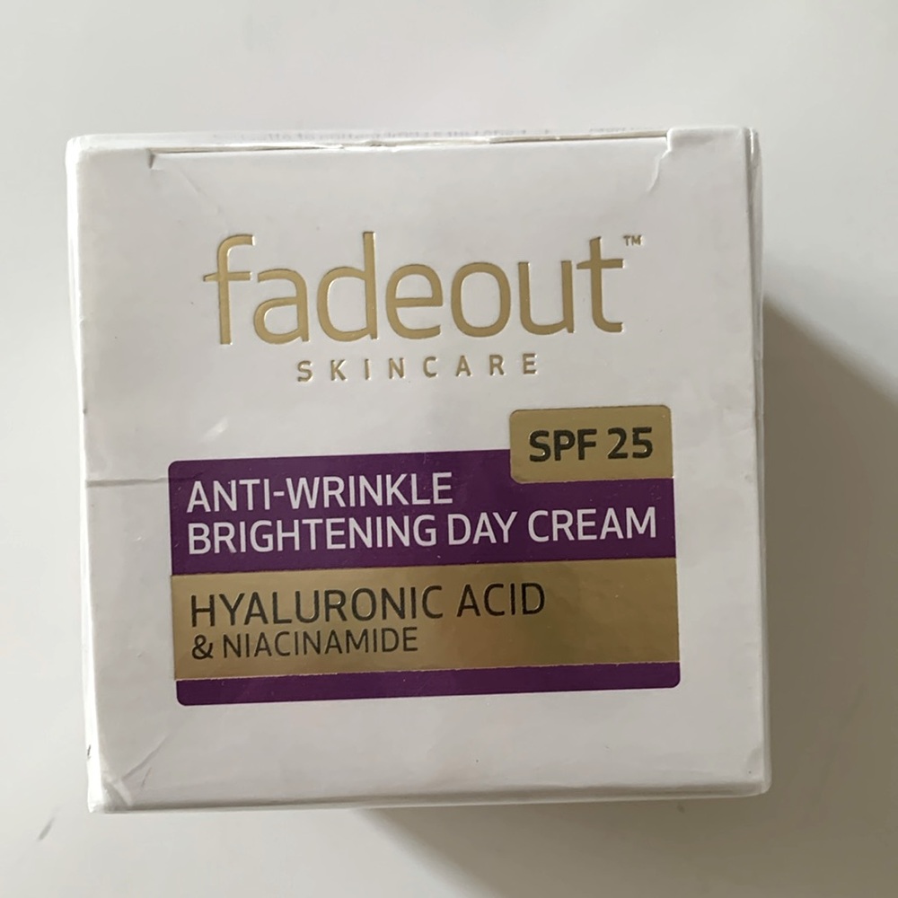 Fade Out Anti Wrinkle Brightening Day Cream SPF 25